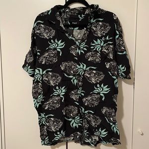 HUF pineapple button-down